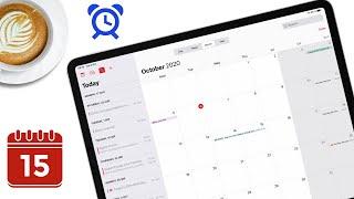 Apple Calendar for scheduling your meetings on the iPad in iPadOS 14| Digital planning