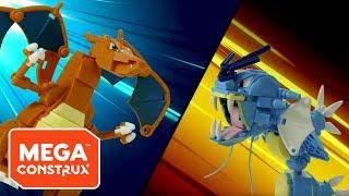 Build Beyond™: Charizard & Gyarados TV Commercial | Pokémon | Mega Construx