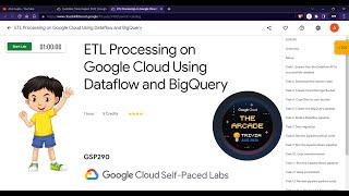 ETL Processing on Google Cloud Using Dataflow and BigQuery | GSP290 | Atul Gupta #qwiklabs