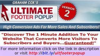 Pop Under Ads - The Ultimate Footer Popup Ad