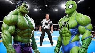 HULK VS GREEN SPIDERMAN - EPIC BATTLE