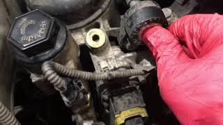 3 Minutes Time Lapse. Mercedes Atego Engine Oil and Filters Change