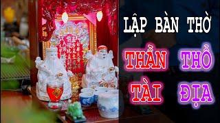 SẮP XẾP BÀN THỜ THẦN TÀI