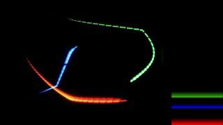 Making a more colorful oscilloscope // Modified CRT Television, DIY XY scope with video input