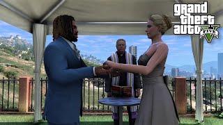 GTA 5 - REAL STREET HUSTLER SEASON 2 - FRANKLIN & MAI WEDDING #13