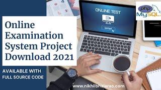 Online examination system project in php with source code | Source code for academic project 2021