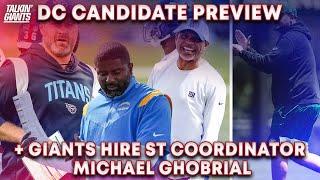 692 | DC Candidate Preview + Giants Hire ST Coordinator Michael Ghobrial
