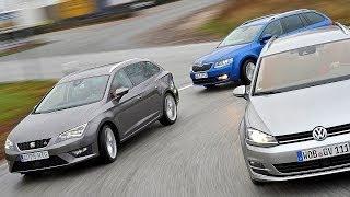 Seat Leon ST vs. Skoda Octavia Combi vs. VW Golf Variant