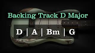 Rock Backing Track D Major | 100 BPM | Guitar Backing Track