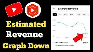 YouTube Estimated Revenue Graph Down Problem | Aaj Ka Earning Graph 0 Dikha Raha Hai | Yt Studio