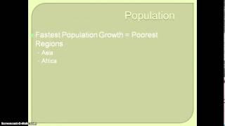 AP Human Geography - Introduction to Population