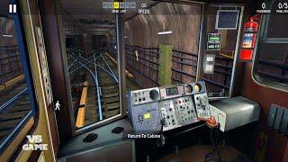 Subway Train Driver Cabin View - Minsk Metro Simulator Android Gameplay