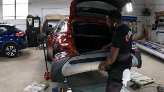 DIY 2022 HYUNDAI KONA how to take the back bumper and taillight off