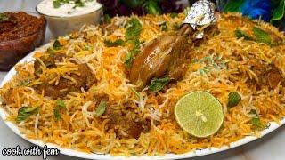 Hyderabadi CHICKEN DUM BIRYANI With HOMEMADE Aromatic BIRYANI MASALA Pakki Akhni Ki Biryani Party Sp