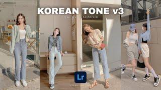 Korean Preset Lightroom | Korean Tone v3 Preset Lightroom Mobile | Lightroom Best Preset