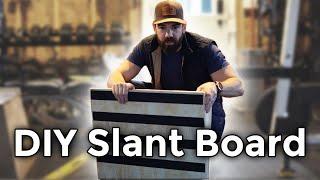 DIY Knees Over Toes SLANT BOARD - How to Build Your Own for Cheap!