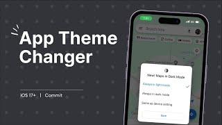 Let's Build App Theme Changer using SwiftUI | iOS 17