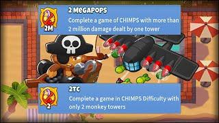 Cannon Ship & Flying Fortress - 2 Megapops 2TC Achievements Run