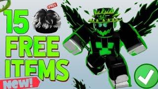 15 THE BEST FREE MESSY HAIR AND FREE ITEMS ROBLOX 2024