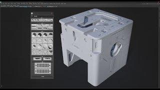 PlugIt - Maya Hard Surface Insert Mesh Plugin - Cube Demo