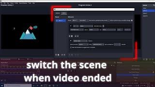 obs advanced scene switcher : how do i switch the scene when video finishes