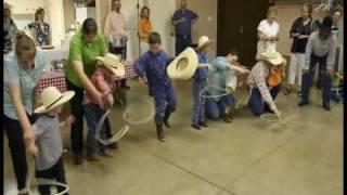 Part Two - Norma Ward Birthday - 90  Year Old Great Grandmother Trick Roping