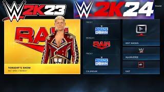 How to create the WWE 2K24 roster in WWE 2K23 Universe Mode