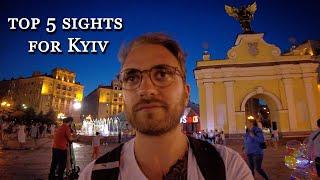 Top 5 sights touring around Kyiv (Ukraine )