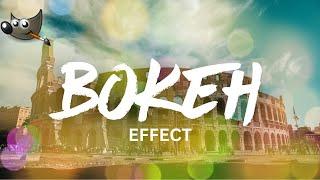 Bokeh Overlay Effect in Gimp