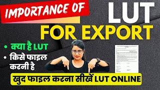 How to file LUT on GST portal for export of Goods or services | Export rules under GST