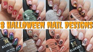 8 HALLOWEEN NAIL DESIGNS | Spangley Nails