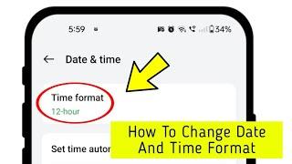 How To Change Date And Time Format