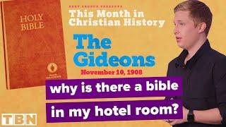 The Gideon's: The Story Behind the Bible in Your Hotel Room | Cody Crouch on TBN