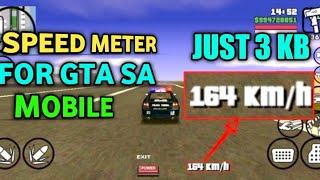 How To Install Digital Speed Meter In GTA SA [MOBILE]