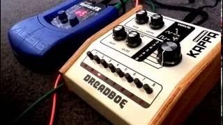 Dreadbox Kappa expression sequencer pedal demo (with Alesis GuitarFX)