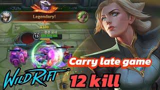 Wild Rift Hard game camille 1/5 comeback late game-camille vs Amumu jungle season 13