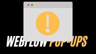 Create a Custom Pop-up Modal in Webflow