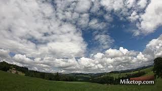 Miketop - Clowdy Sky in Toggenburg (Switzerland) - Timelapse