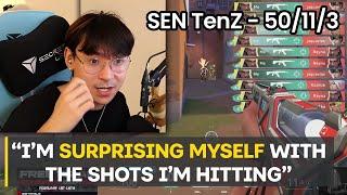 SEN TenZ Shocked As He Drops 50 After Switching To Low Sens(TDM)