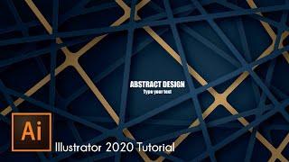 Adobe Illustrator - Abstract Line Background Tutorial