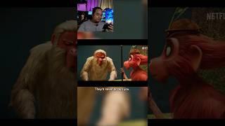 Part 3 | React to The Monkey King Official Trailer (Bahasa Melayu) #shorts #netflix