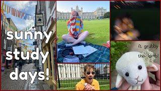 Sunny study days: picnics, libraries, and expensive coffees // Cambridge Vlog 48