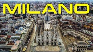 milan seen from the drone