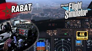 MSFS [4K] AWESOME Approach RABAT | BeyondATC + INSANE  REALISM | PMDG BOEING 737-800