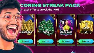 150$ Updated Streak Packs are Here! FC MOBILE