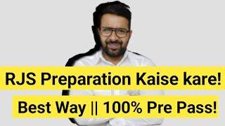 rjs ki preparation kaise kare ||  Best way to prep for exam || RJS PRE Exam Date 2025