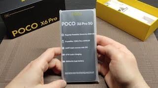 Xiaomi Poco X6 Pro Grey Unboxing  Detailed and long  4K UHD