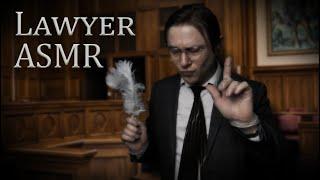 Lawyer ASMR - Ridiculous Closing Statement w/ Tapping Sounds, Feather Stroking, and (warning) a Gun