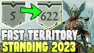 New World Fast Territory Standing Leveling 2023, Fastest Way To Level Territory Standing Guide NW