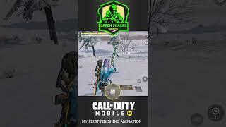 MY FIRST FINISHING ANIMATION - Call of Duty Mobile - Green Forces Gaming #shorts